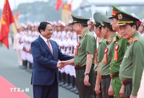 Thủ tướng Phạm Minh Chính dự Lễ kỷ niệm 50 năm Ngày truyền thống lực lượng Cảnh sát cơ động