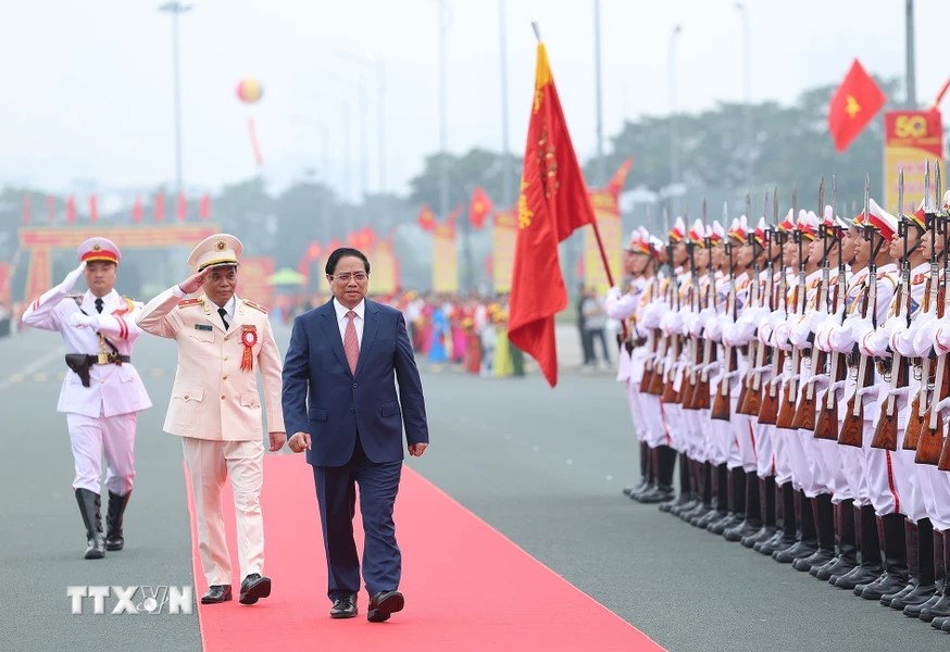 Thủ tướng Phạm Minh Chính dự Lễ kỷ niệm 50 năm Ngày truyền thống lực lượng Cảnh sát cơ động - Ảnh 1.