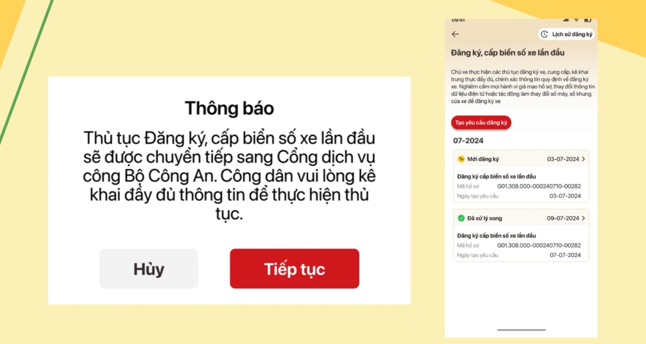 Hướng dẫn đăng ký xe bằng dịch vụ công trực tuyến và VNeID từ 1/8 - Ảnh 3.