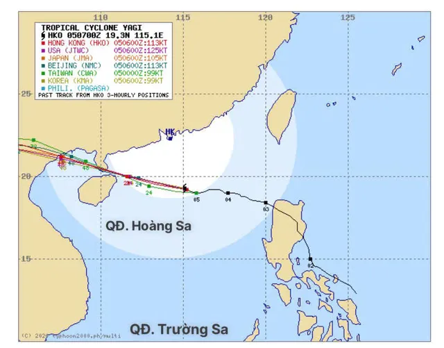 Khi nào bão số 3 đổ bộ vào đất liền nước ta? - Ảnh 2.