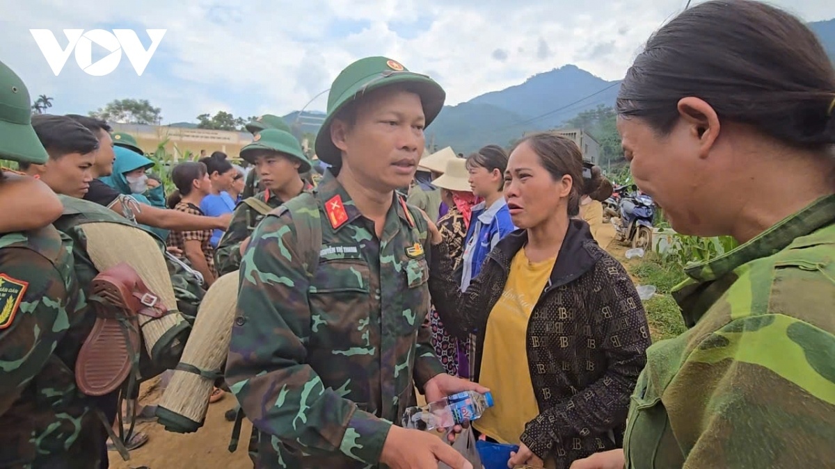 Quân đội thể hiện trách nhiệm, tình cảm với nhân dân trong ứng phó thiên tai