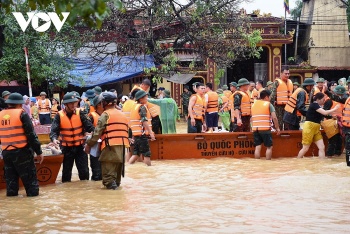 Quân đội thể hiện trách nhiệm, tình cảm với nhân dân trong ứng phó thiên tai