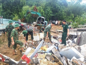 Vụ sạt lở nghiêm trọng tại Hà Giang: Huy động tối đa lực lượng tìm kiếm nạn nhân mất tích