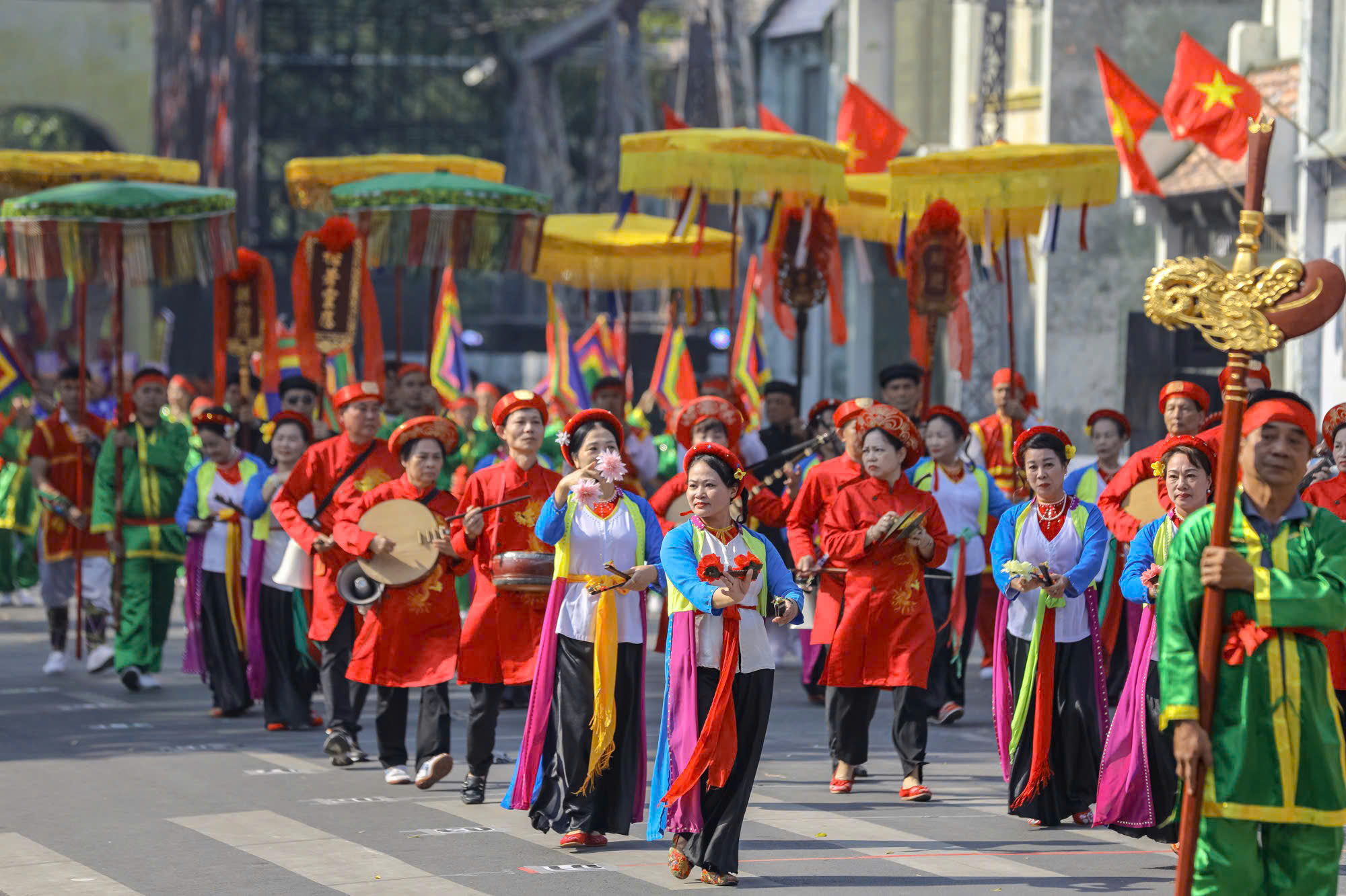 Hùng tráng Ngày hội văn hóa vì hòa bình chào mừng 70 năm Ngày Giải phóng Thủ đô - Ảnh 6.