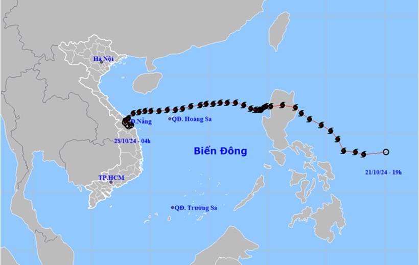 Bão Trà Mi suy yếu gây mưa lớn ở Trung Bộ, Bắc Bộ lạnh về đêm và sáng sớm