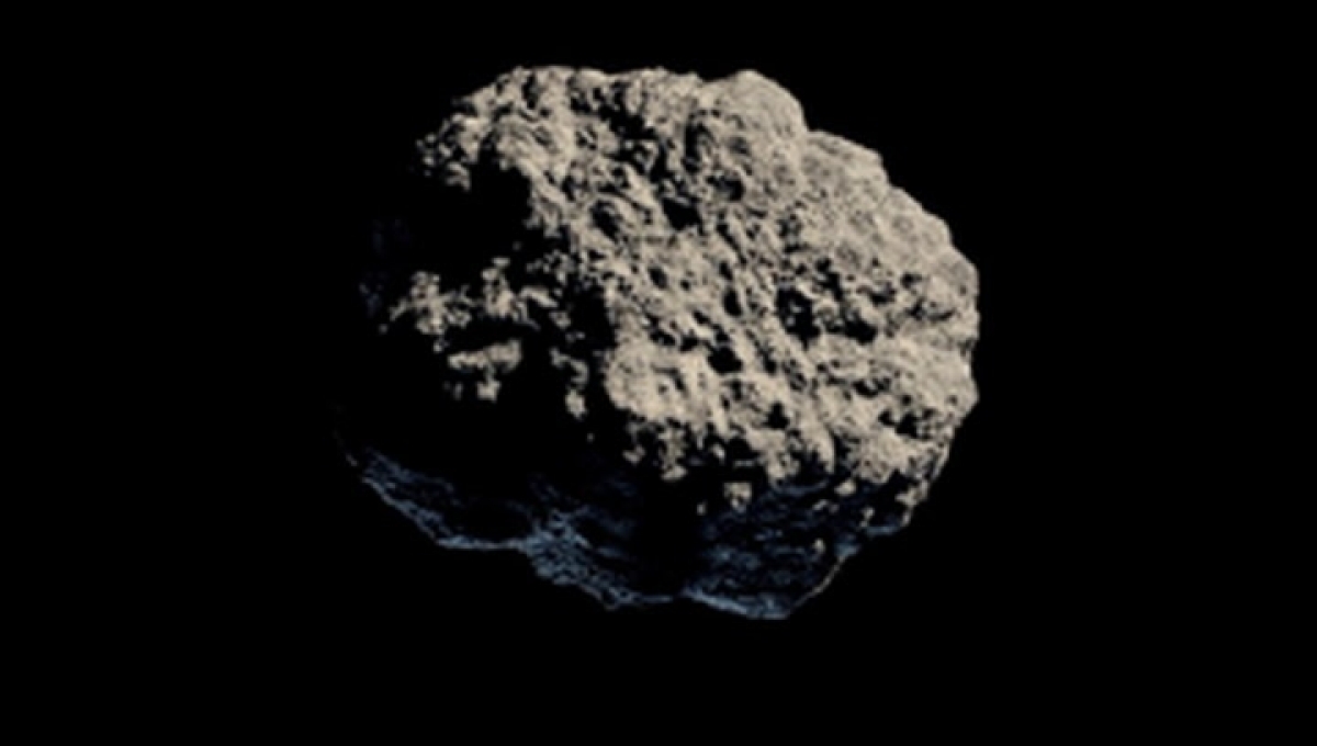 Hình ảnh một tiểu hành tinh, một khối đá lớn. Ảnh: Independent.