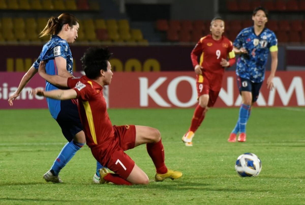 ĐT nữ Việt Nam sẽ đối đầu với ĐT nữ Myanmar vào lúc 15h chiều nay 27/1 (Ảnh: AFC).