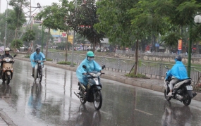 Thời tiết ngày 24/5: Bắc Bộ trời mưa, Nam Bộ chiều mưa to