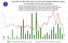 Sáng 22/6: Có 36 ca mắc COVID-19 ở TPHCM; Việt Nam ghi nhận tổng cộng 13.530 ca