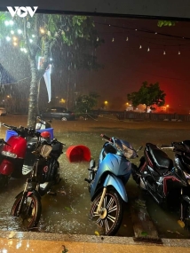 Mưa lớn dị thường xuất hiện giữa đêm “thất tịch” tại Lào Cai