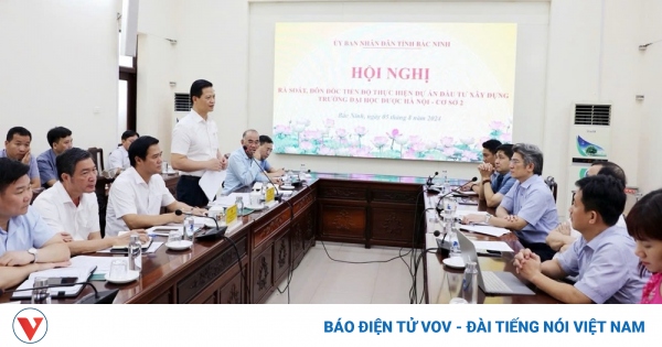 Đôn đốc tiến độ Dự án đầu tư xây dựng trường Đại học Dược Hà Nội 2 tại Bắc Ninh