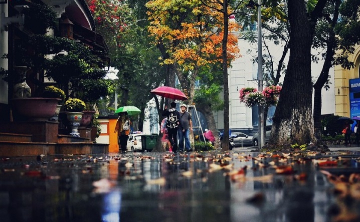 Thời tiết Hà Nội hôm nay (25/9) có lúc có mưa rào và dông, cục bộ có mưa vừa, mưa to