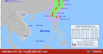 Xuất hiện bão mạnh cấp 15, giật trên cấp 17 gần Biển Đông