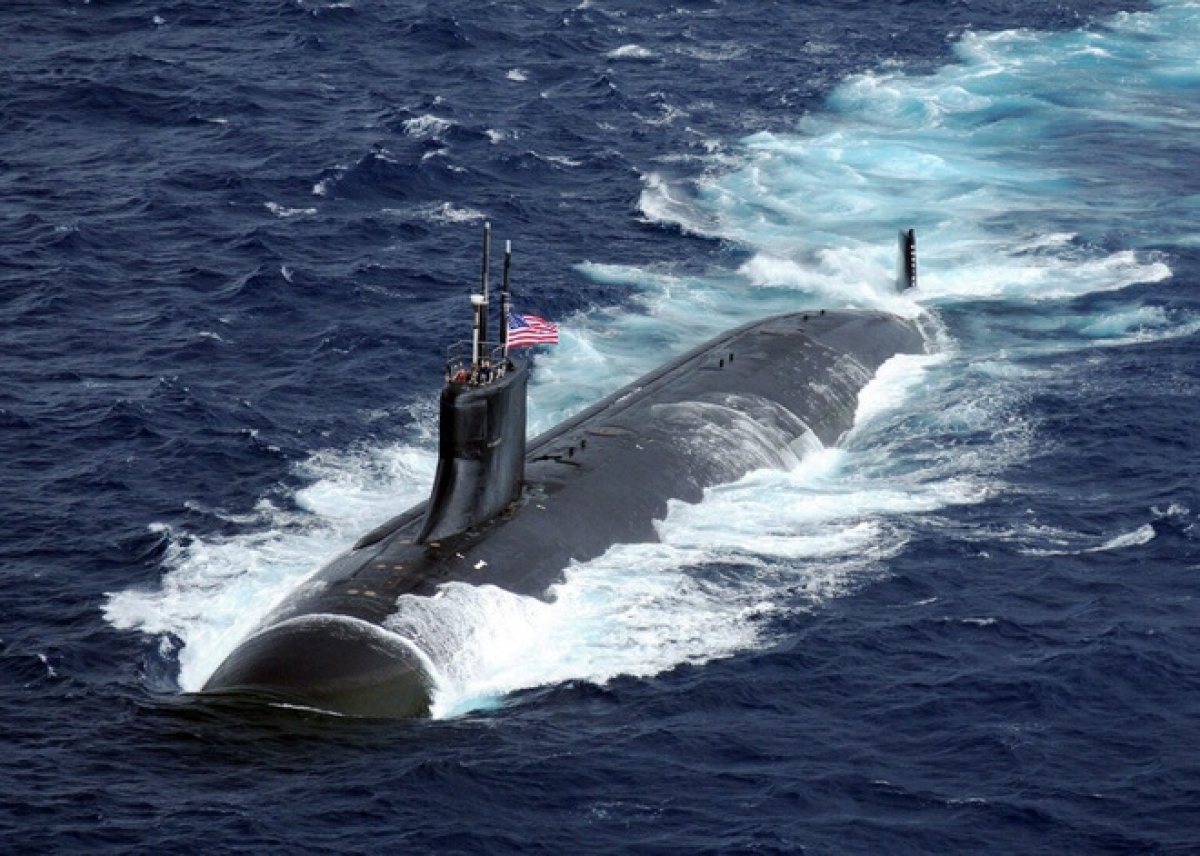 Tàu ngầm USS Connecticut. Ảnh: Hải quân Mỹ