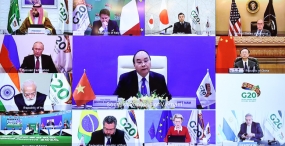 Thủ tướng nêu vấn đề hợp tác về vacine COVID-19 tại Hội nghị G20