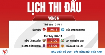 Lịch trực tiếp V-League 2024/2025 hôm nay 1/11: Hải Phòng đấu Nam Định