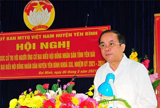 Hội nghị Tiếp xúc cử tri với những người ứng cử đại biểu HĐND các cấp tại Yên Bình