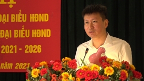 Chủ tịch UBND tỉnh Trần Huy Tuấn tiếp xúc cử tri các xã An Bình, Lâm Giang huyện Văn Yên
