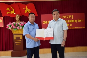 Đồng chí Nguyễn Văn Trọng giữ chức Phó Trưởng Ban  Tổ chức Tỉnh ủy