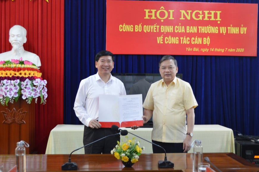 Đồng chí Nguyễn Phúc Cường giữ chức  Phó Trưởng Ban Dân vận Tỉnh ủy