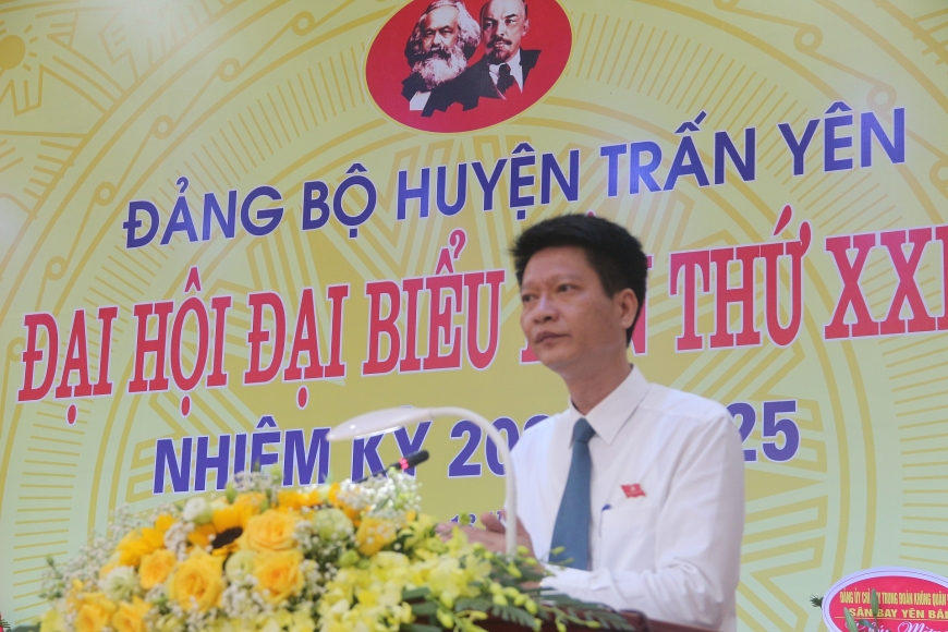 Khai mạc Đại hội Đảng bộ huyện Trấn Yên lần thứ XXII, nhiệm kỳ 2020 – 2025