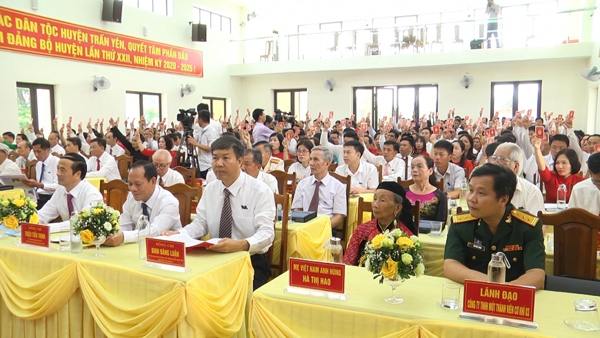 Khai mạc Đại hội Đảng bộ huyện Trấn Yên lần thứ XXII, nhiệm kỳ 2020 – 2025