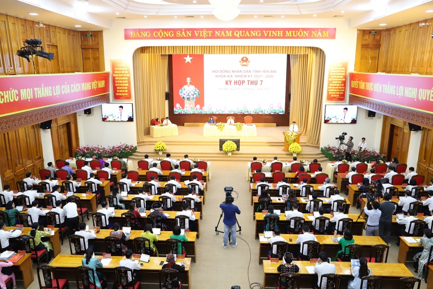 Khai mạc Kỳ họp thứ 7 - HĐND tỉnh Yên Bái khóa XIX, nhiệm kỳ 2021 – 2026
