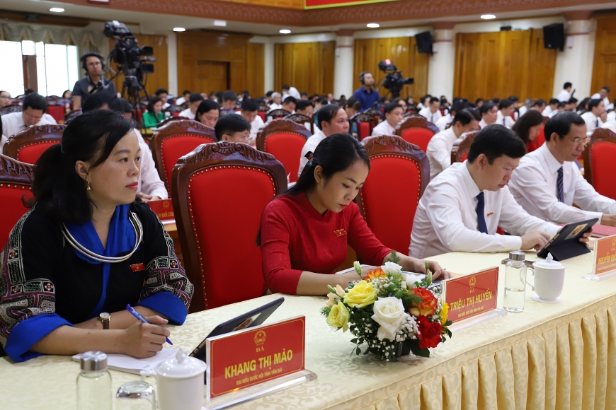 Khai mạc Kỳ họp thứ 7 - HĐND tỉnh Yên Bái khóa XIX, nhiệm kỳ 2021 – 2026