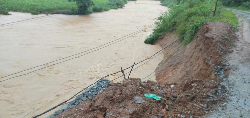 Văn Yên: mưa lớn gây nhiều thiệt hại
