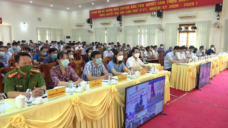 Đoàn đại biểu Quốc hội tỉnh Yên Bái tiếp xúc cử tri huyện Văn Yên và các huyện, thị phí Tây của tỉnh