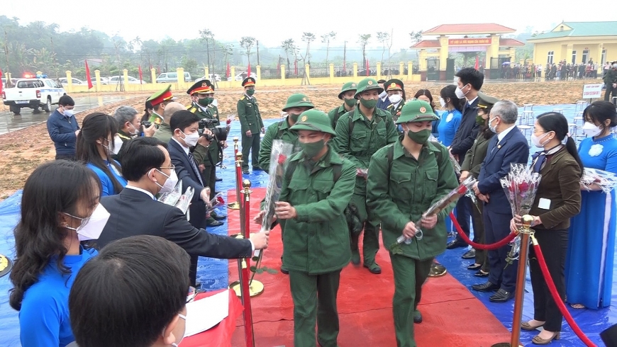 Thành phố Yên Bái tổ chức Lễ giao nhận quân năm 2022