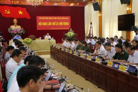 Khai mạc Hội nghị Ban Chấp hành Đảng bộ tỉnh lần thứ 32 (mở rộng)