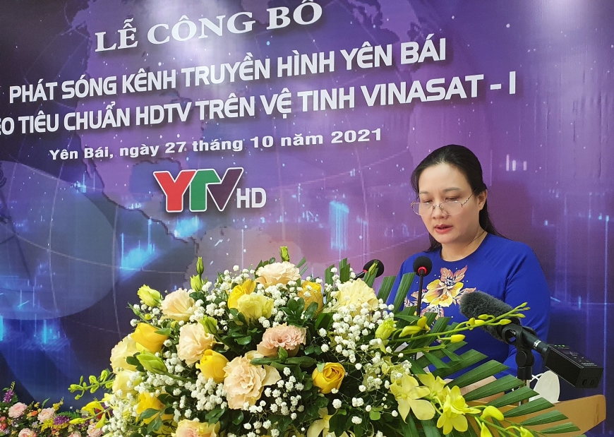 Lễ công bố phát sóng kênh truyền hình Yên Bái theo tiêu chuẩn HDTV trên vệ tinh Vinasat-1