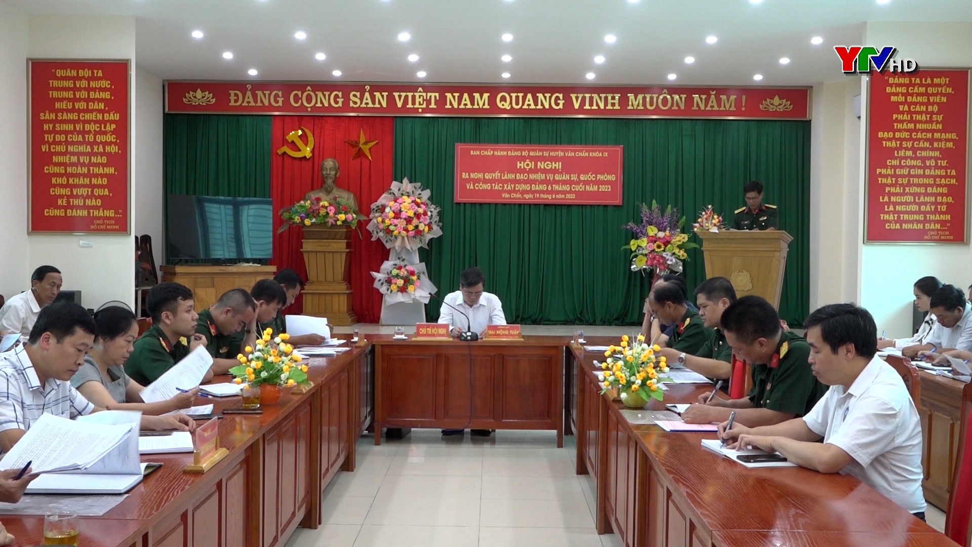 Đảng uỷ Quân sự huyện Văn Yên và Văn Chấn  ra nghị quyết lãnh đạo thực hiện nhiệm vụ QS-QP và công tác xây dựng Đảng 6 tháng cuối năm 2023
