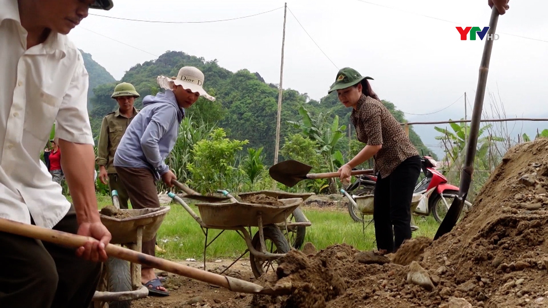 Lục Yên đồng loạt ra quân làm đường giao thông đợt 2 năm 2023