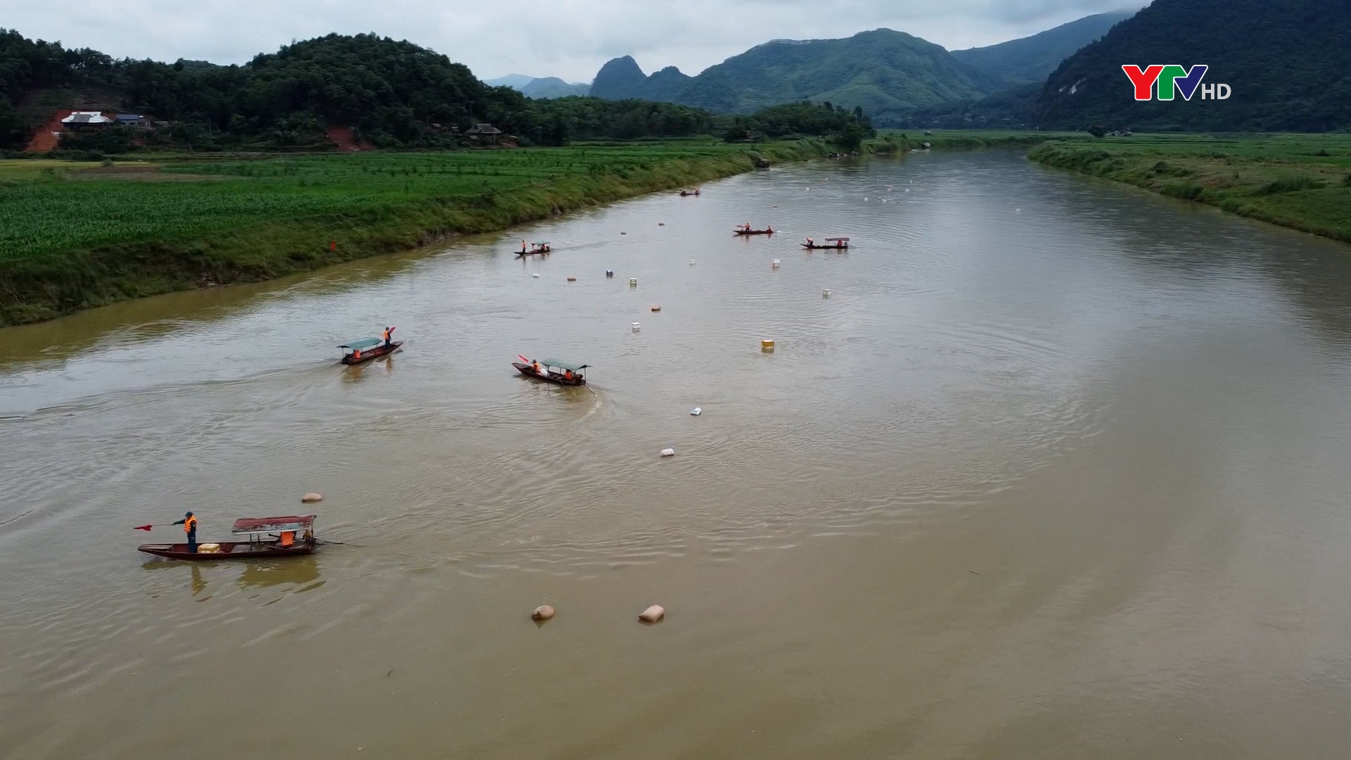 Lục Yên: Diễn tập Ứng phó bão lụt - Tìm kiếm cứu nạn tại xã Động Quan đạt loại xuất sắc
