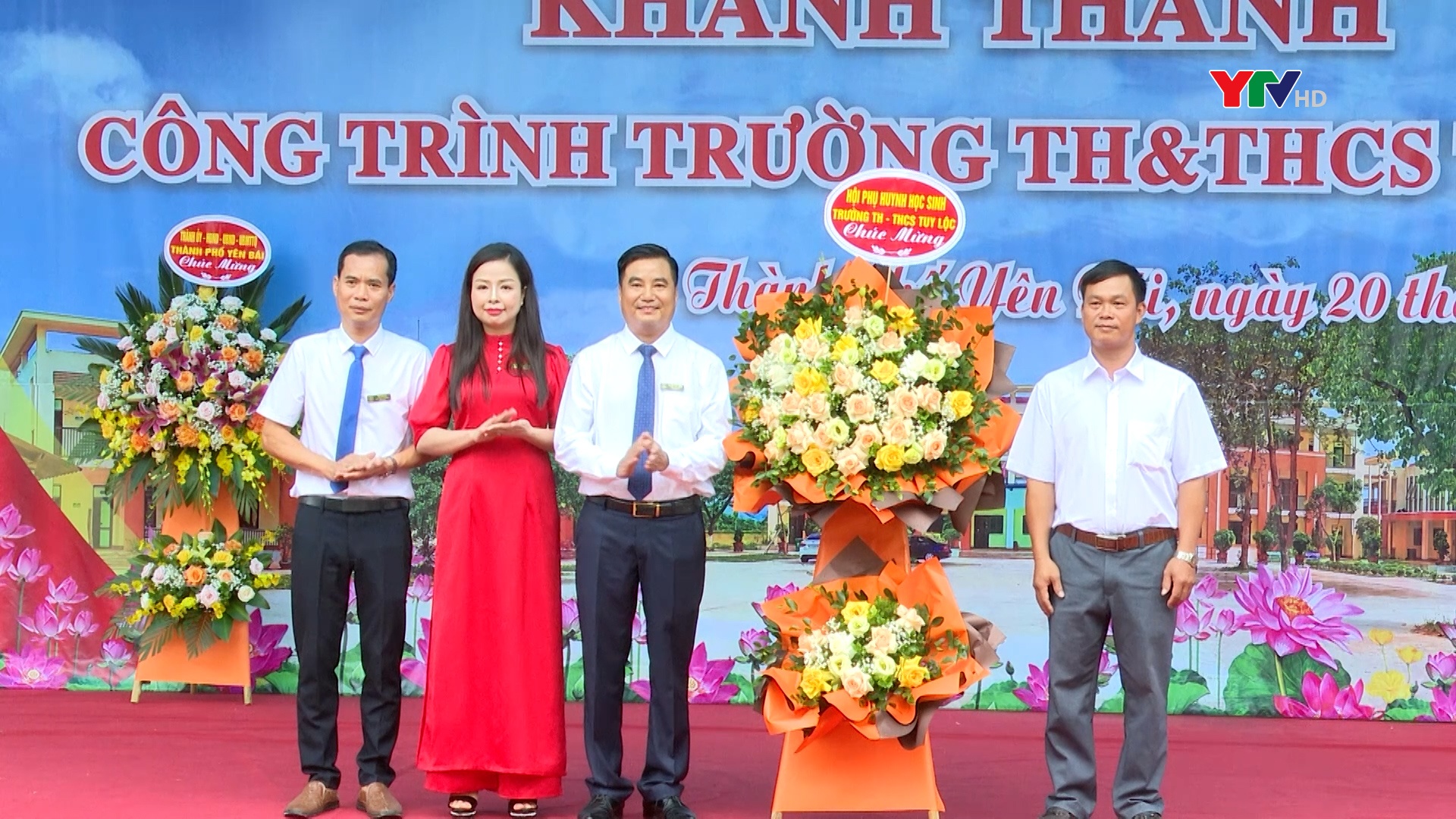 Thành phố Yên Bái khánh thành công trình Trường TH&THCS Tuy Lộc