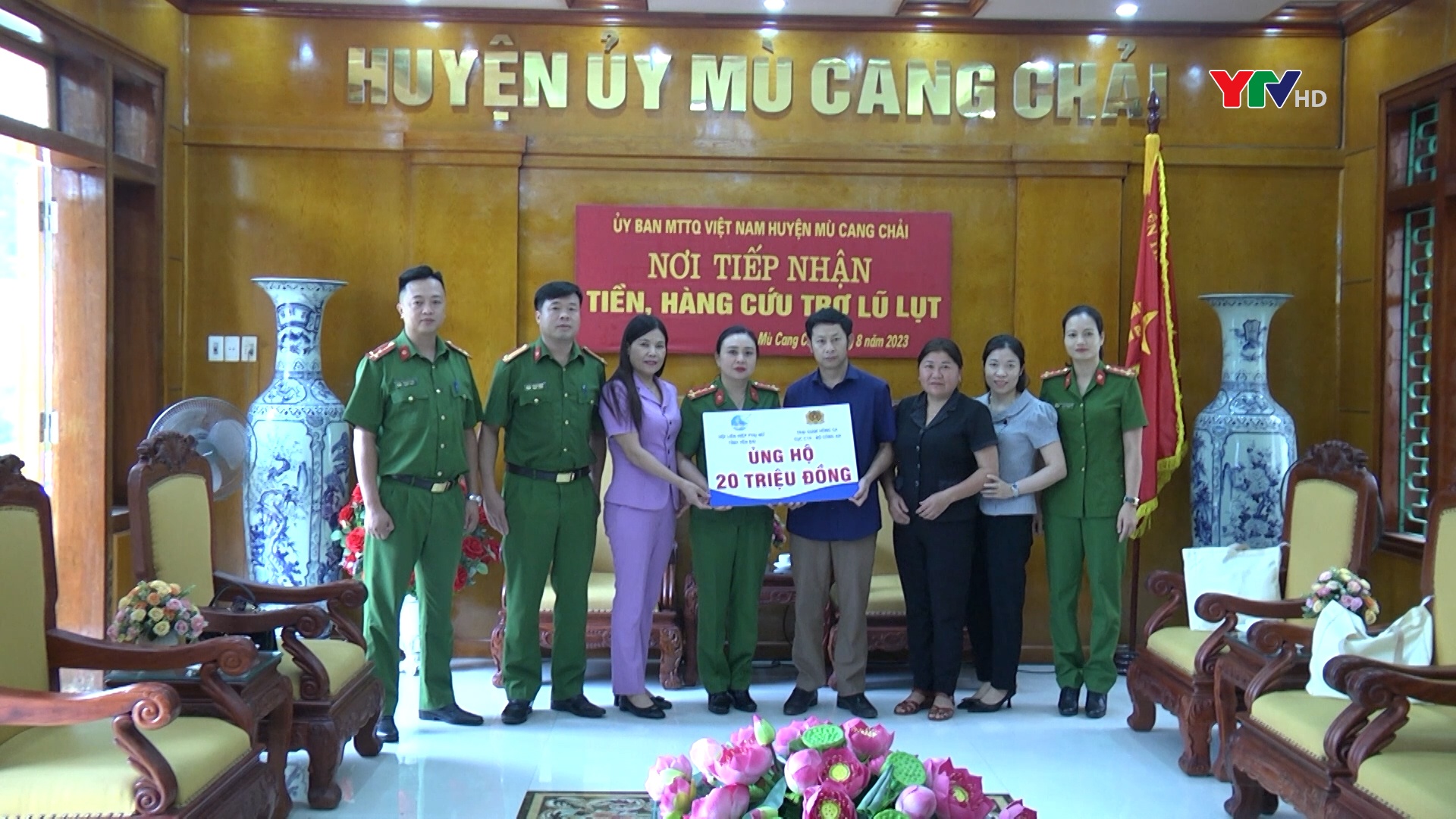 Hội LHPN tỉnh triển khai các hoạt động cứu trợ tại Mù Cang Chải