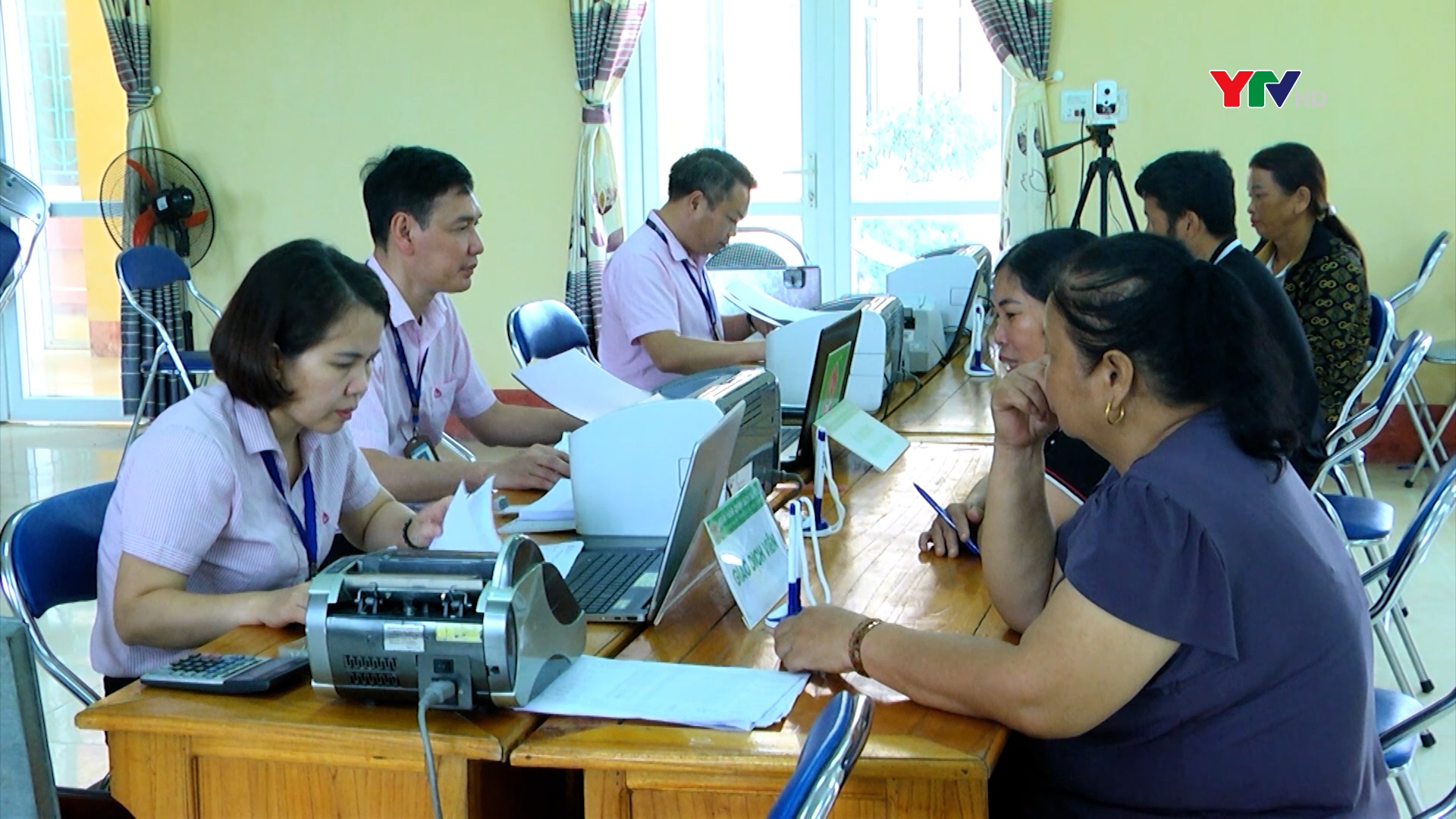 Phòng giao dịch Ngân hàng CSXH huyện Trấn Yên - Điểm tựa cho hộ nghèo