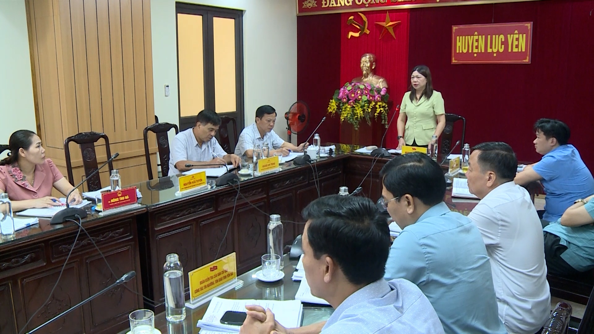 Ban Chỉ đạo tín ngưỡng, tôn giáo tỉnh Yên Bái làm việc tại huyện Lục Yên