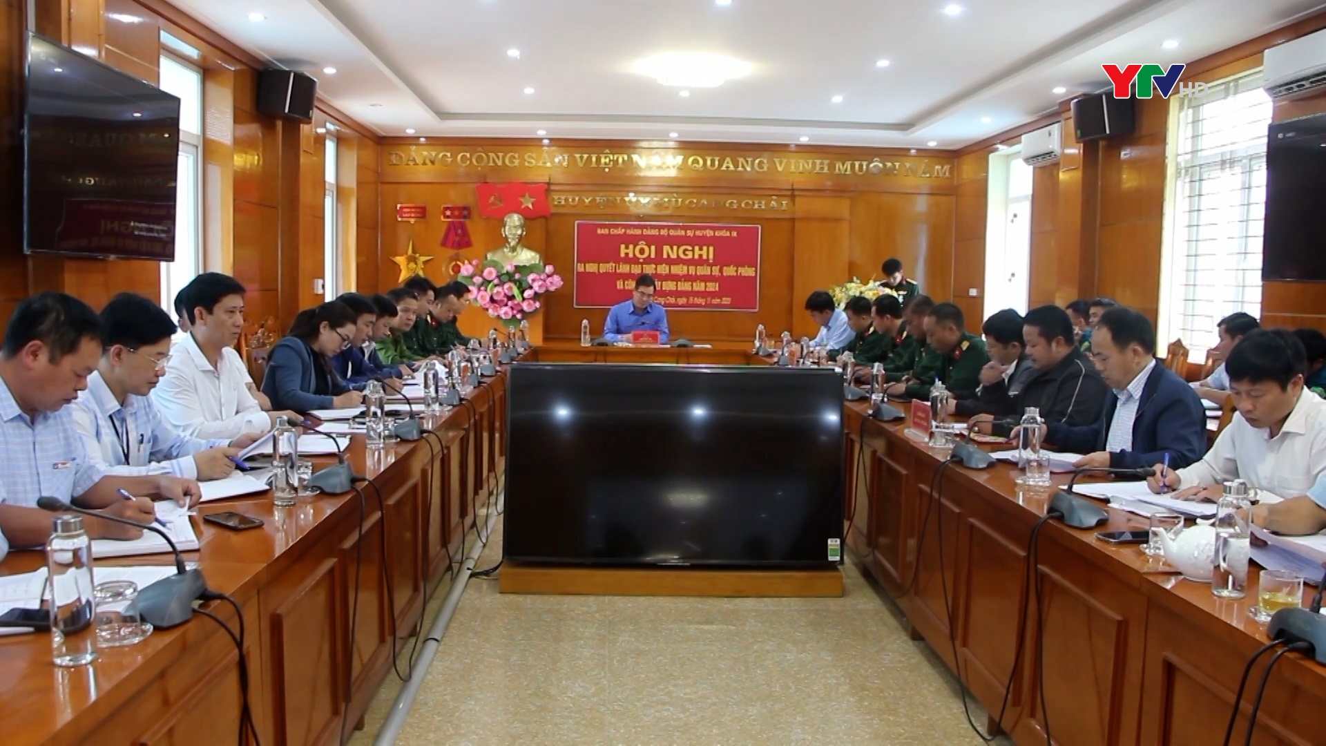 Đảng ủy quân sự huyện Mù Cang Chải ra nghị quyết lãnh đạo thực hiện nhiệm vụ QS-QP và công tác xây dựng Đảng năm 2024