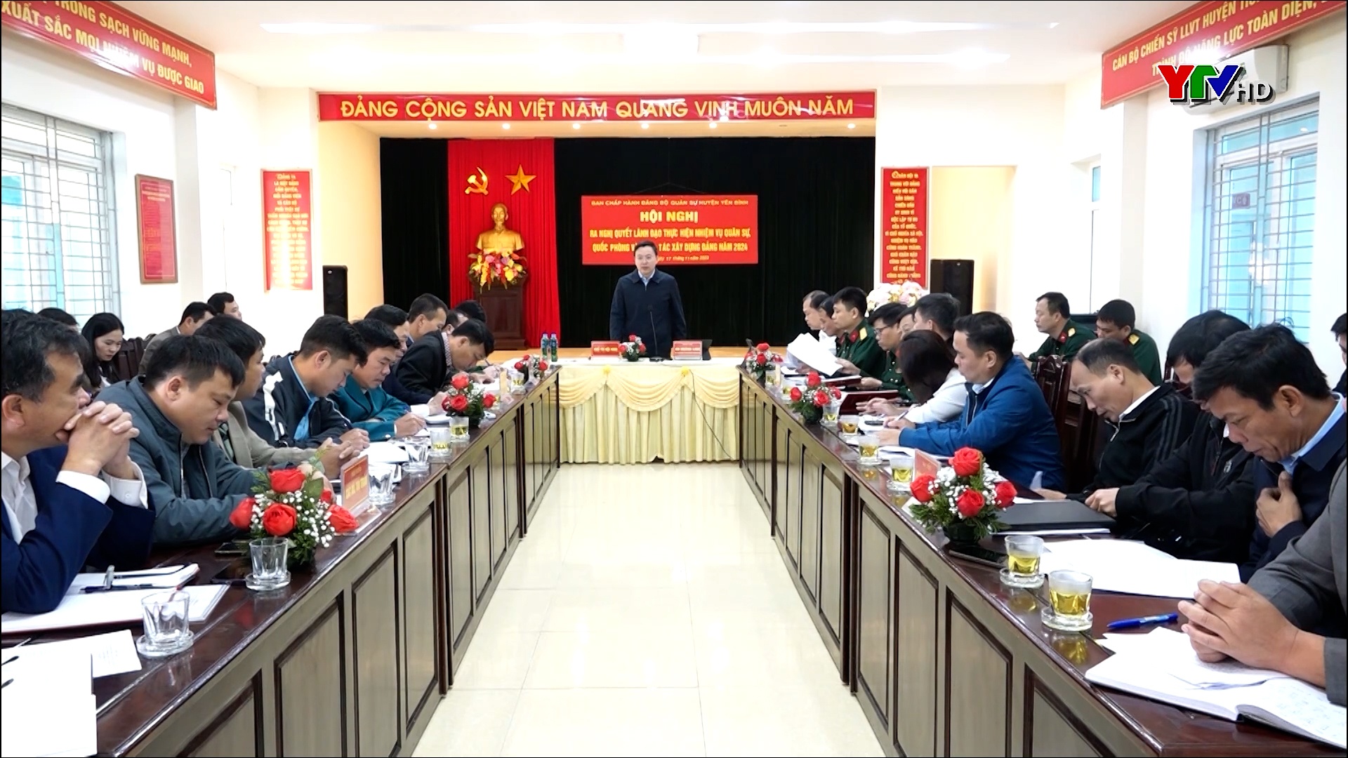 Đảng uỷ Quân sự huyện Yên Bình ra Nghị quyết lãnh đạo thực hiện nhiệm vụ QS-QP năm 2024