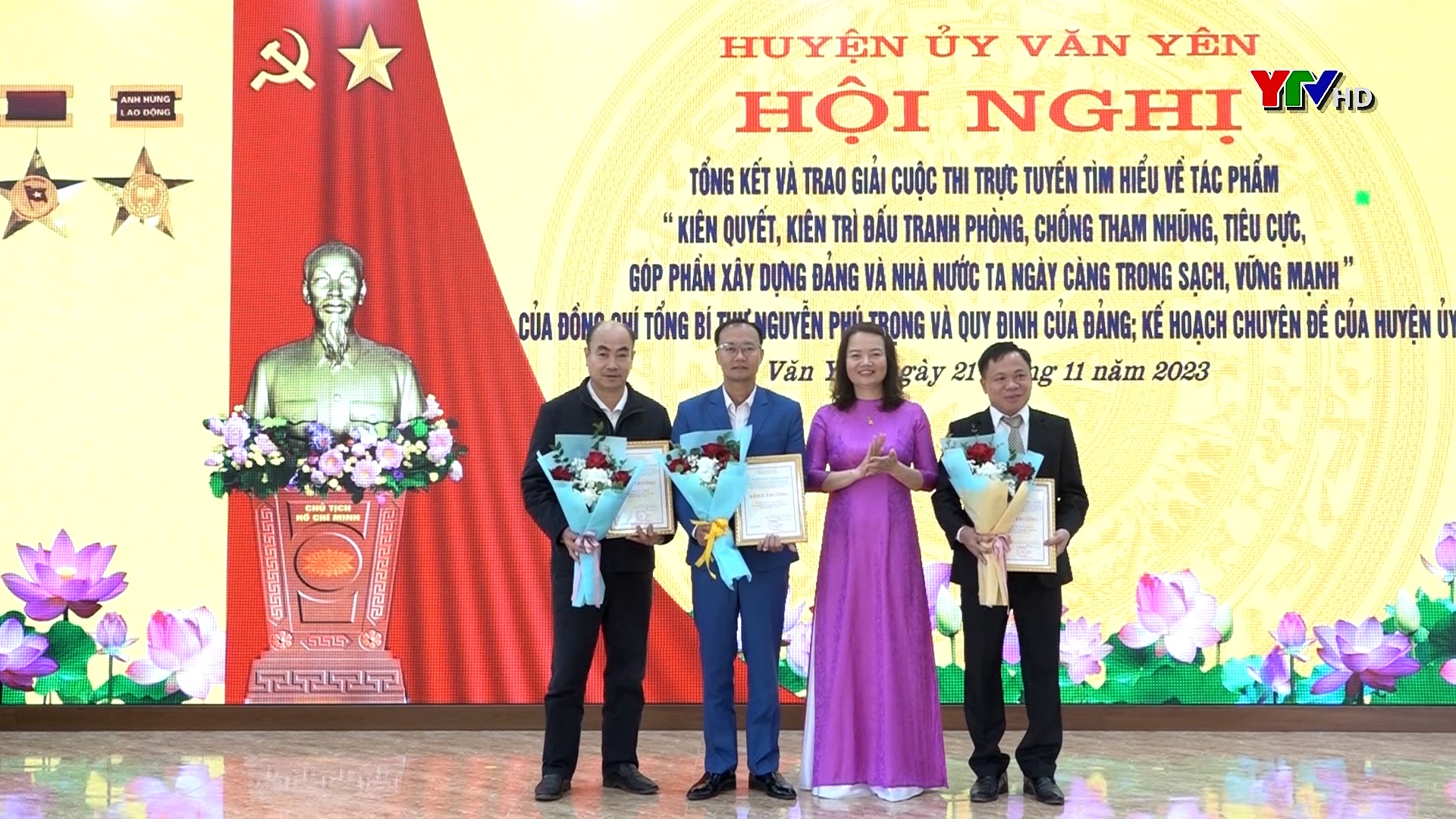 Huyện ủy Văn Yên trao giải Cuộc thi trực tuyến tìm hiểu về tác phẩm của Tổng Bí thư Nguyễn Phú Trọng