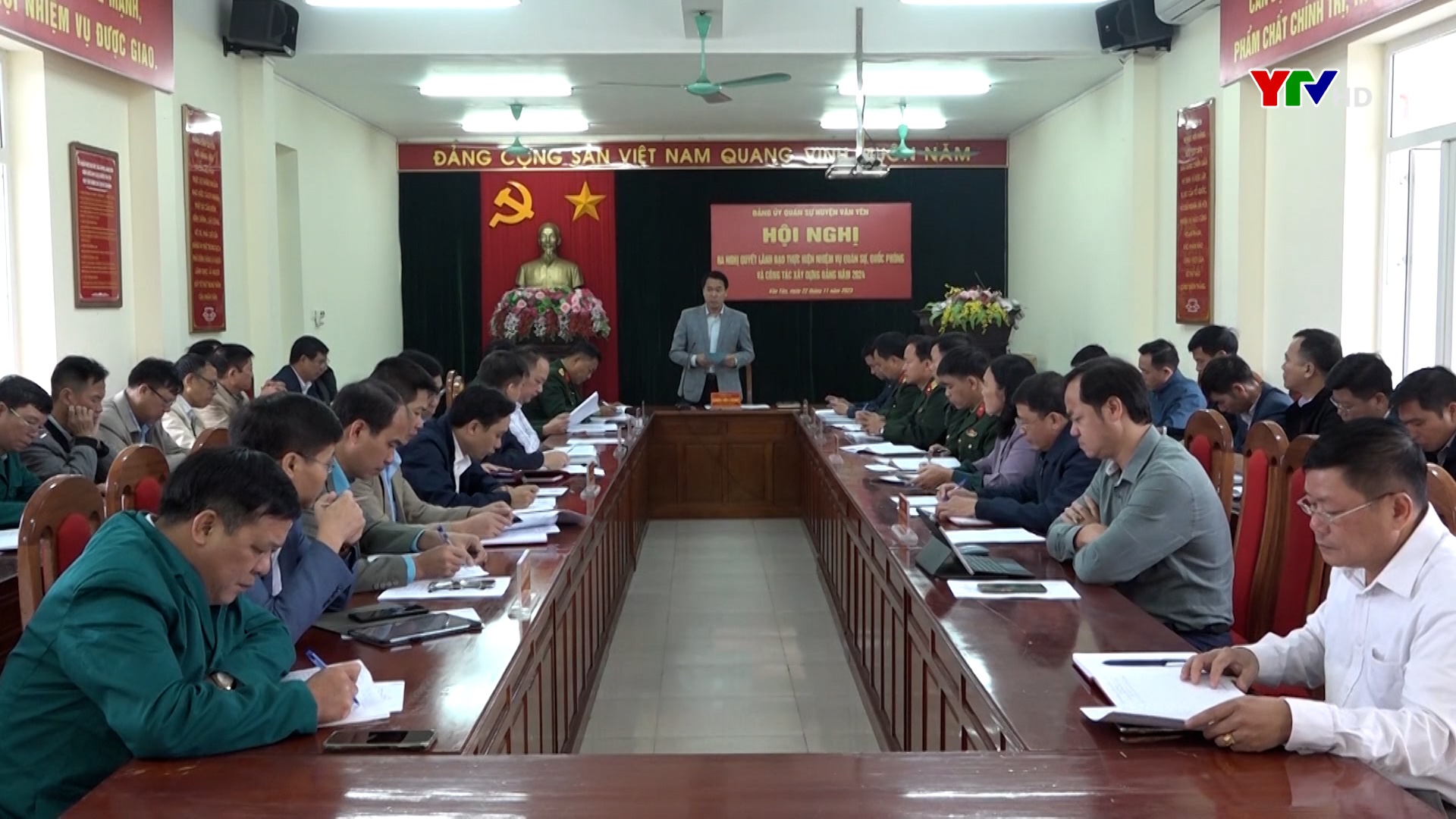 Đảng ủy quân sự huyện Văn Yên ra nghị quyết lãnh đạo thực hiện nhiệm vụ QS-QP và công tác xây dựng Đảng năm 2024