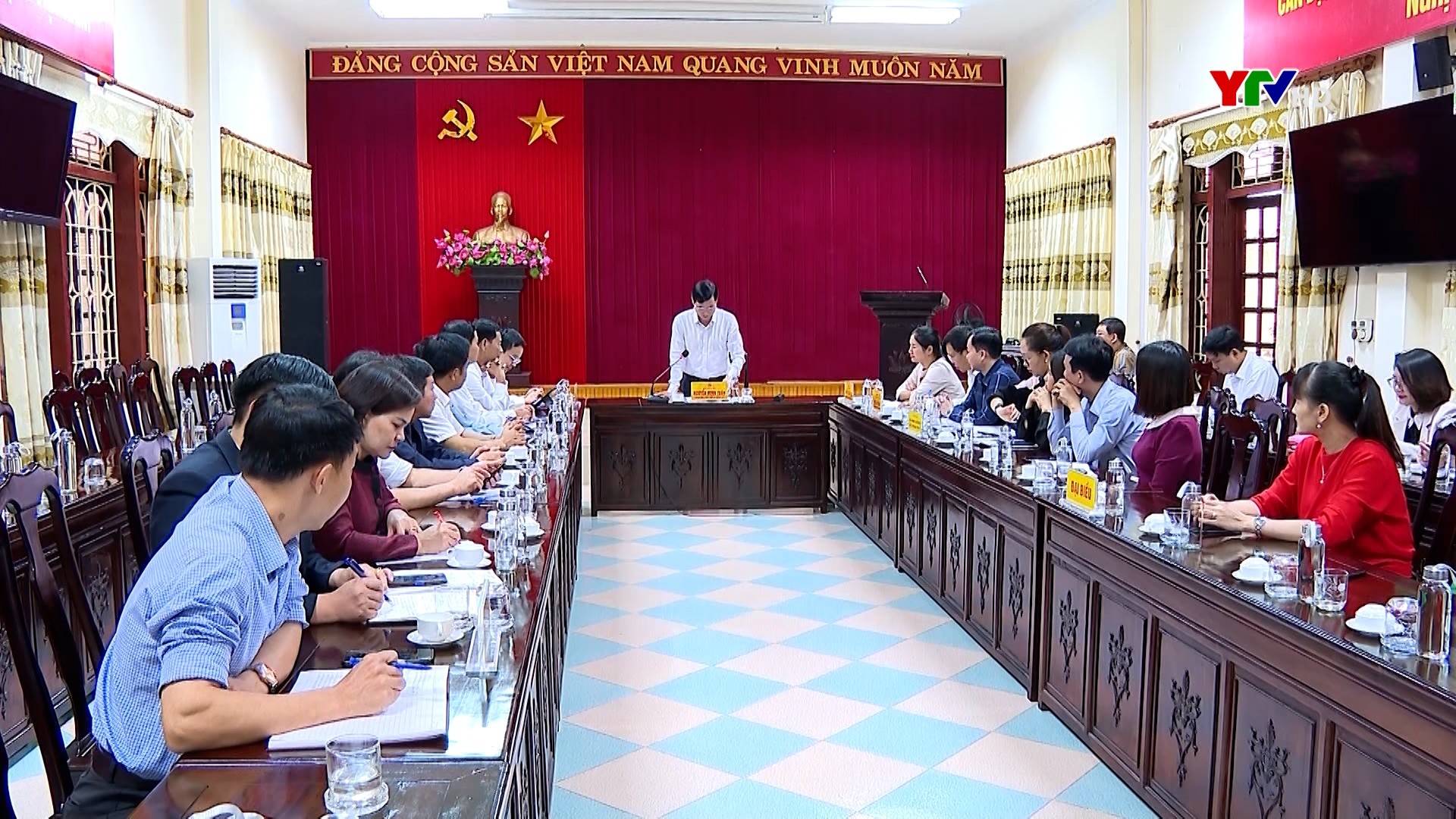 Ban Tuyên giáo Tỉnh ủy làm việc với Huyện uỷ Yên Bình về công tác hỗ trợ giảm nghèo tại xã Bảo Ái