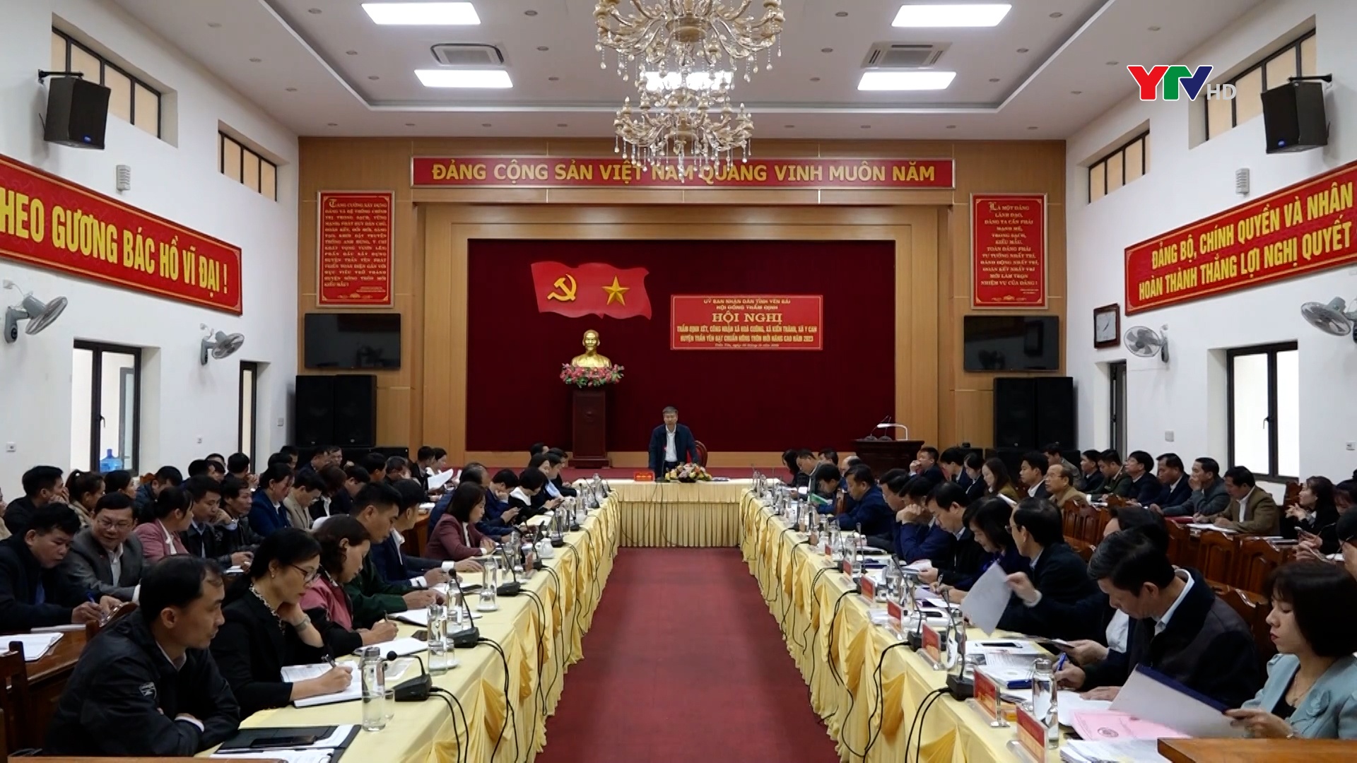 Thẩm định xét, công nhận 3 xã: Hòa Cuông, Y Can và Kiên Thành (huyện Trấn Yên) đạt chuẩn NTM nâng cao năm 2023