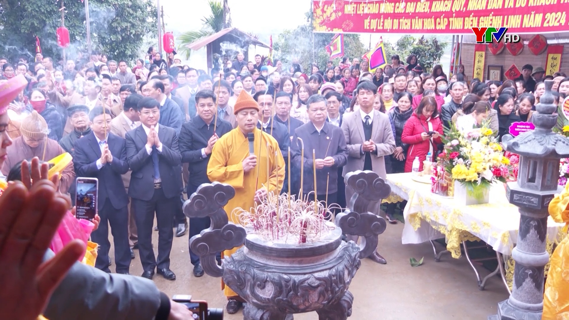 Khánh thành Di tích Văn hoá cấp tỉnh Đền Ghềnh Linh, xã Y Can, huyện Trấn Yên