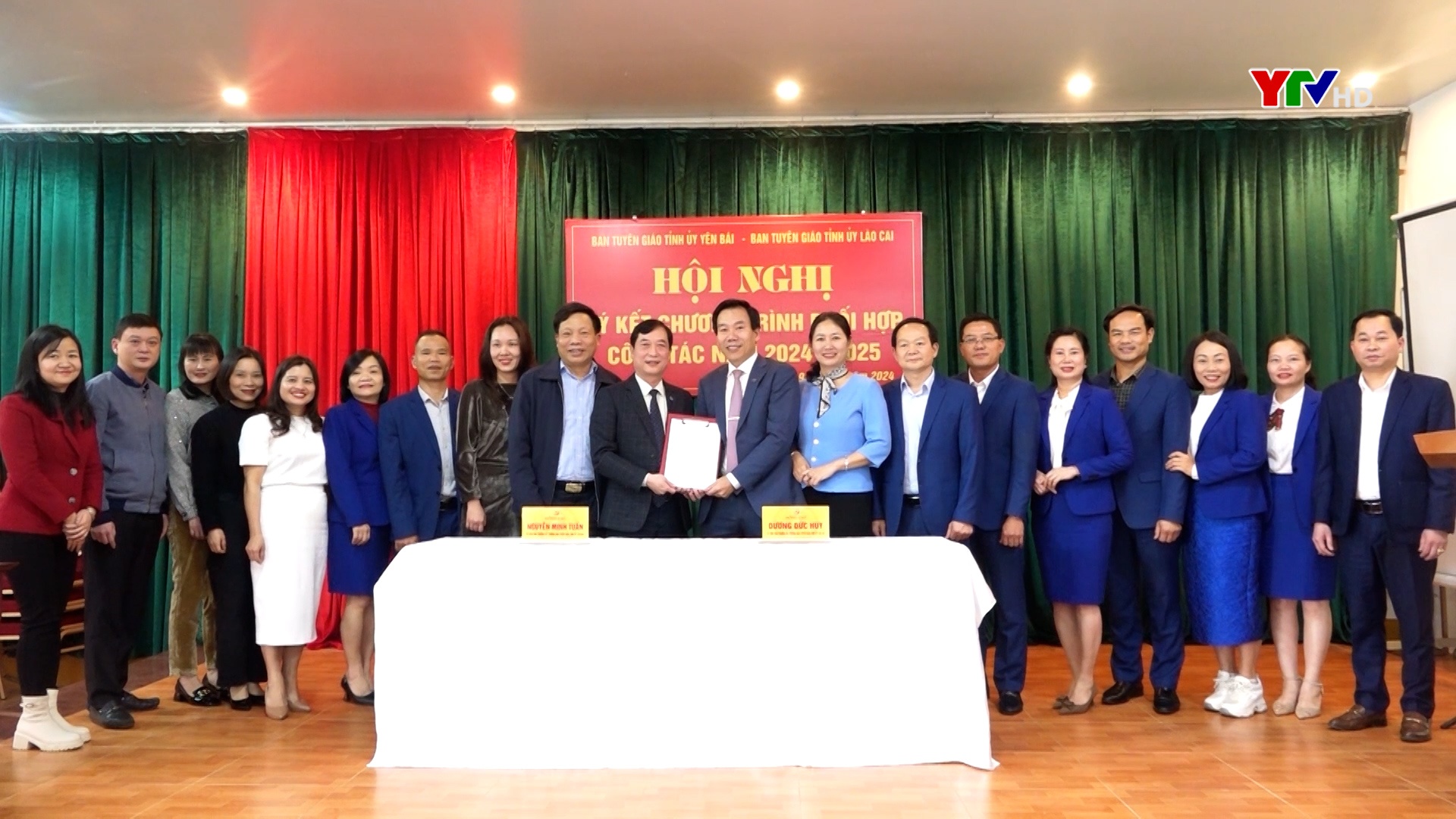 Ban Tuyên giáo Tỉnh uỷ Yên Bái và Lào Cai ký kết chương trình phối hợp công tác giai đoạn 2024-2025