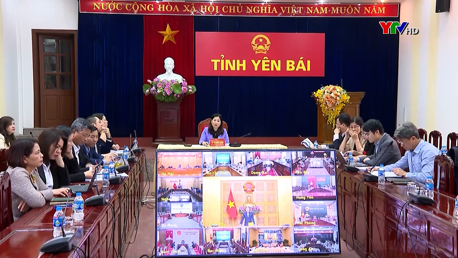 Tỉnh Yên Bái tham dự Hội nghị trực tuyến của Chính phủ về việc thành lập Hội đồng Y khoa Quốc gia