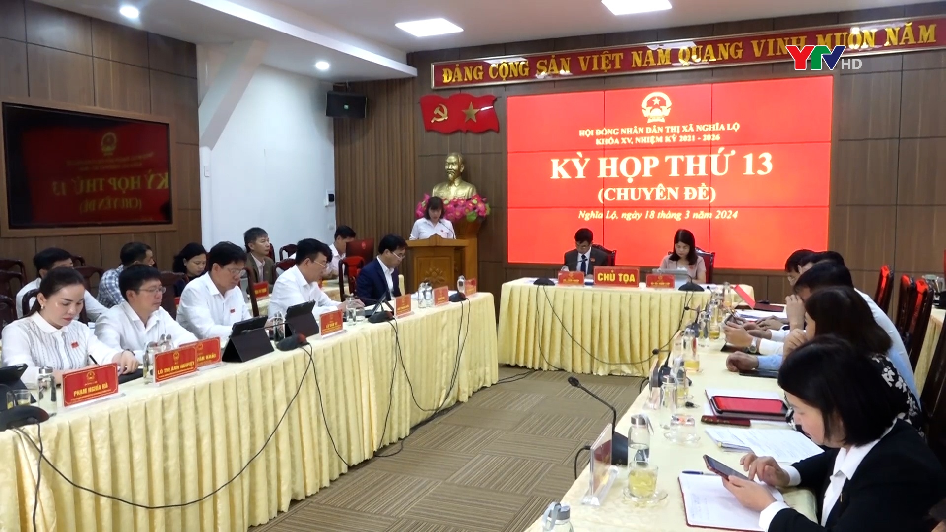HĐND thị xã Nghĩa Lộ họp chuyên đề về đề án sắp xếp các đơn vị hành chính cấp xã, phường trên địa bàn
